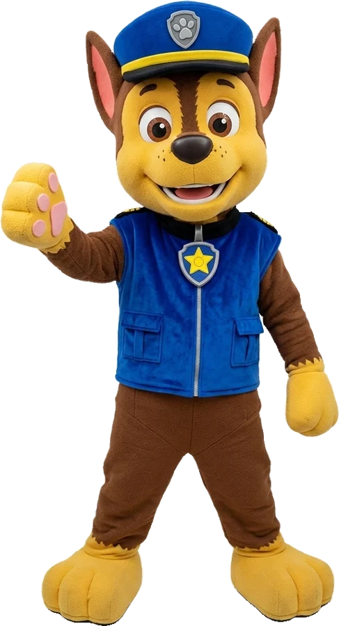 Mascotte Pat' Patrouille (chiot policier) en location à Nancy